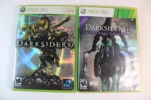 2 game lot/bundle: Darksiders 1 and 2 (Microsoft Xbox 360) Authentic, Complete